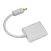 Dioche Dual Port Digital Optical Audio Splitter Adapter 1 in 2 Out with 24k Gold Connectors White Digital Optical Fiber Cable for CDDVD Players and AV Receivers (White) view 4