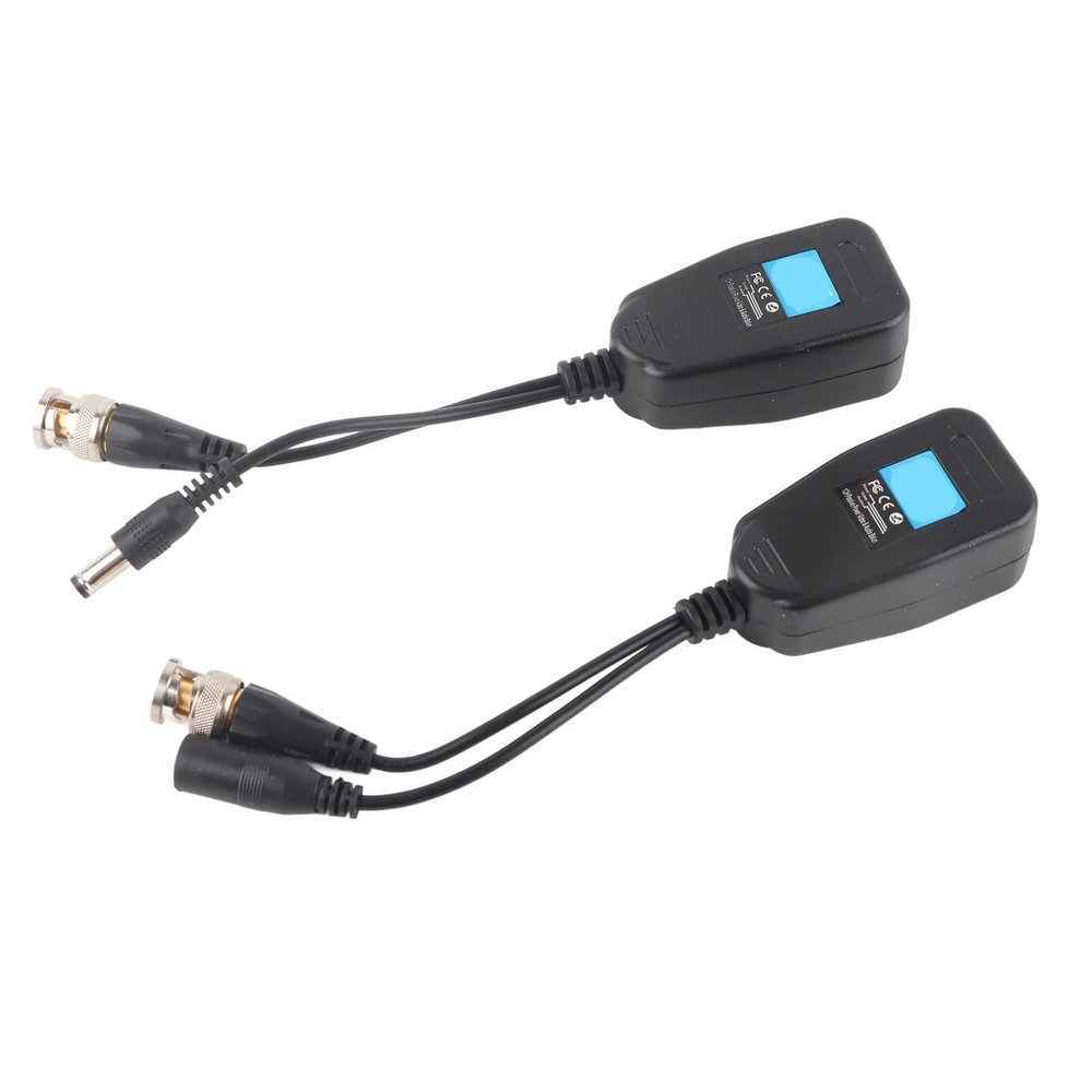 aqxreight P Passive CCTV Coax BNC Video Power Transceiver to Rj45 Connector Power Video Rj45 HD TVI HD AHD SECAM