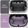 Full Coverage Leather Trunk Mat Compatible with BYD Dolphin 2025 2024 Rear Backrest Mats Boot Liner Tray WP Mud Protector Pad Carpet(C3,X 2024 2025) view 4