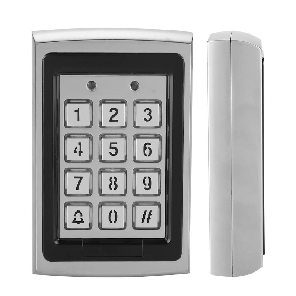 Advanced Card Reader Access Control Keypad  Password Door Access System with Backlight & Metal Design for Secure Entry