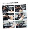 HOODANCOS Material Car Navigation Holder Suction Cup Tablet Bracket for Bed Car Stand view 3