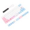 aqxreight 73PCs Sublimation Key PBT Mechanical Keyboard Accessory Five Faced Dyed Anime Style Sublimation KeycapKeycapKeyboard KeycapP Texture and Your Dec (and) view 2