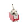 RBFRZGSU 10PCS MTS-403 Red 6MM Toggle Switch 12PIN Switches 2/3 Position Latching Switch MTS-402 SPDT ON-Off -ON(MTS-402) view 1