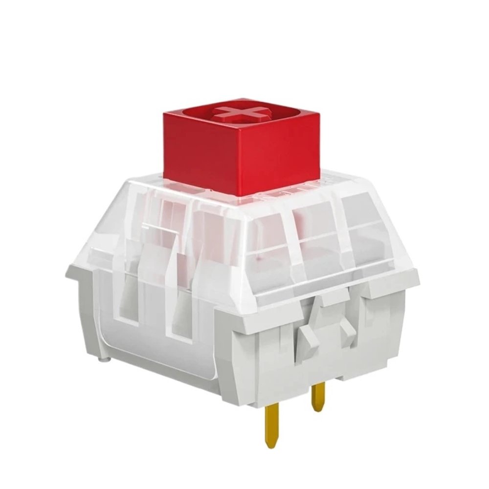 RBFRZGSU 10-110pcs Box Switch White Red Brown Black RGB SMD Switch for DIY Mechanical Keyboard MX Switches(Box Switch Red,30PCS)