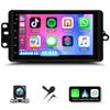4+64G Car Stereo Radio for Chevy 2003-2006 Tahoe Colorado Savana Silverado 1500 for GMC Canyon Yukon Sierra Hummer Blazer 7 Touchscreen Wireless for Carplay Android Auto Double Din Android 13 view 1