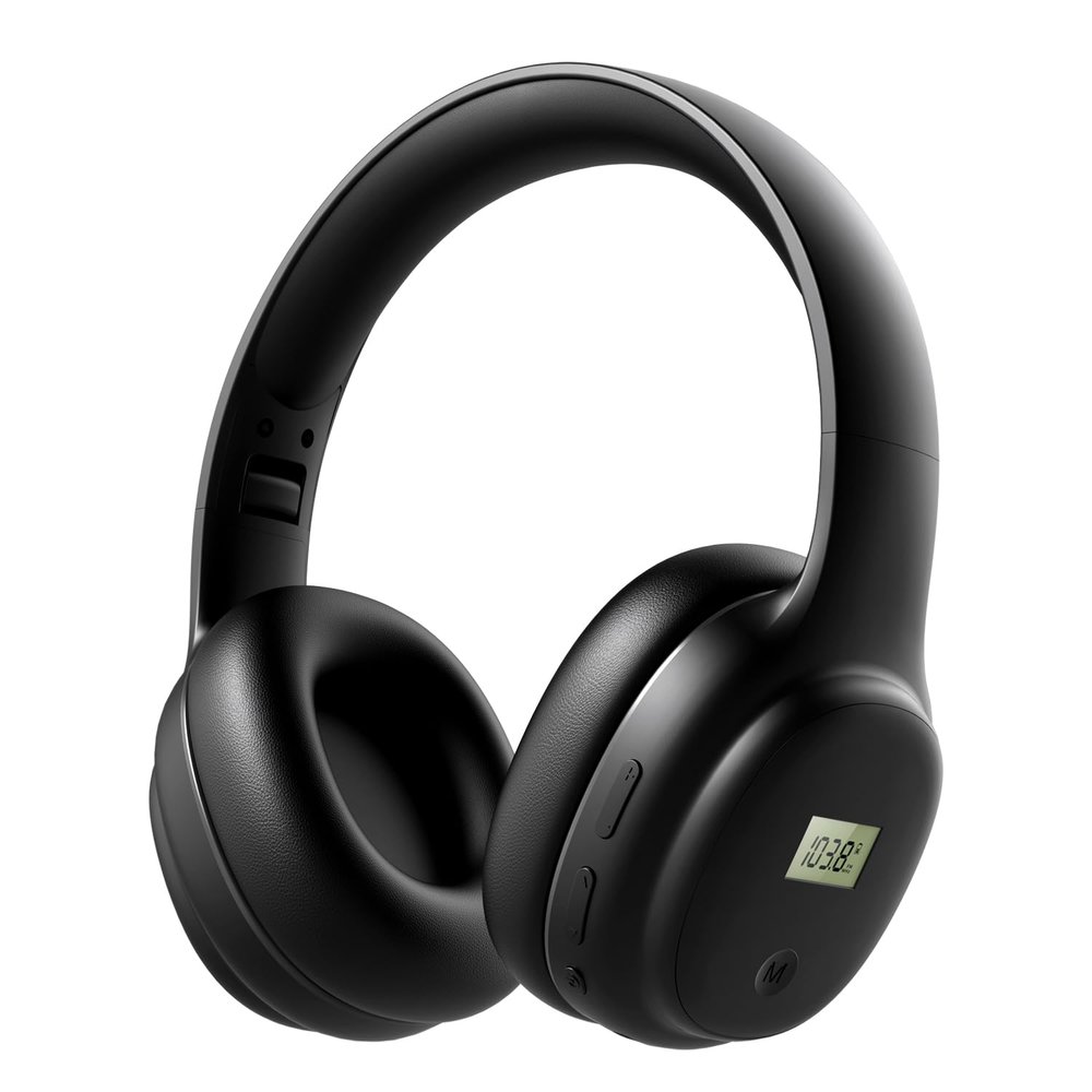 YUFFUN Rechargeable and Portable Personal FM Radio Headphones with Best Reception, Wireless Headset Radio Ear Muffs for Jogging, Mowing, Cycling, Meeting FM Receiver - Upgrade Type-C