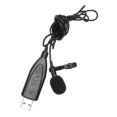 Abaodam USB Microphone for Mini Portable Microphone USB Mini Single Core Shielded Wire