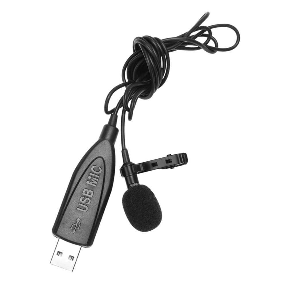 Abaodam USB Microphone for Mini Portable Microphone USB Mini Single Core Shielded Wire