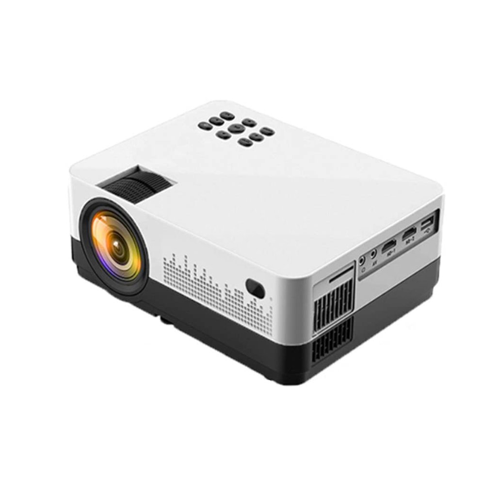 MVUYO Projector LED Mini Micro Portable Video Projector with For Game Movie Cinema Home Theater(Style two)
