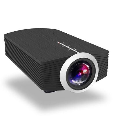 MVUYO YG500/YG510 Mini Projector Support 1080P 1800Lumen Portable LCD LED Projector Home Cinema Beamer Bass Speaker(YG500)