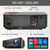 MVUYO M5 M5W M5S M5SW Full 1080P Projector 4K 6500 compatibleSB with gift(M5S) view 2
