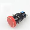 1PC Red Mushroom Emergency Stop Push Button Switch AC250V 3A Switch Equipment Lift Latching Self-Locking Red Mushroom 1NO/2NO(1NO1NC) view 1