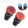 1PC Red Mushroom Emergency Stop Push Button Switch AC250V 3A Switch Equipment Lift Latching Self-Locking Red Mushroom 1NO/2NO(1NO1NC) view 2