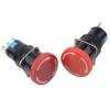 1PC Red Mushroom Emergency Stop Push Button Switch AC250V 3A Switch Equipment Lift Latching Self-Locking Red Mushroom 1NO/2NO(1NO1NC) view 3