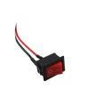 20pcs Push Button Switch Small car Circuit Wire Speaker Electrical mini Boat Shape Round line(Brown) view 4