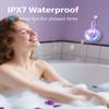 EBODA Bluetooth Shower Speaker, IP67 Waterproof Portable Wireless Small Speakers, Floating, 24H Playtime for Home, Beach, Pool, Kayak, Hiking, Boat Accessories, Gifts for Women, Girls - Purple view 3