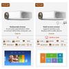 MVUYO LED With 1080P Projector For Home Theater System YG530 Portable Movie Video Player(YG530 White) view 3