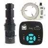 Microscope 4K 1080P 48MP Microscope Camera 100X 130X 180X 200X 300X 500X Zoom C Mount LED Light(with 500X Lens Light) view 1