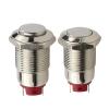 1PC 12mm Waterproof Self-Locking Round Stainless Steel Metal Push Button Switch Car Start Horn Bell Flat Head & High Head(2 Cables) view 2