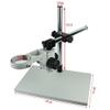 JOEBO Microscope Kit 76mm Diameter Microscope Trinocular Microscope Arm Boom Table Stand Holder Multi-axis Adjustable Microscope Lens Adapters(76mmx25mm White L) view 2