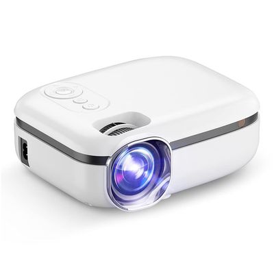 MVUYO New Tech 5G Mini Projector TD92 Native 720P Smart Phone Projector 1080P Video 3D Home Theater Portable Proyector(Basic Version)