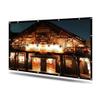 MVUYO 100/120 inch Projector Screen 16:9 White Dacron Diagonal Video Projection Screen Wall Mounted for Home Theater Movie(120 inch) view 1