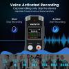 128GB Digital Voice Recorder Voice Activated Recorder with Playback - Upgraded Tape Recorder for Lectures, Meetings, Interviews, Audio Recorder USB Charge, MP3 view 2