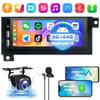 4+64GB Android 14 Car Stereo for Chrysler Town & Country 1990-2000 for Jeep Grand Cherokee 1993-1998 for Dodge Ram 2500 3500 Cherokee Voyager 6.86Touchscreen Radio w/CarPlay Android Auto view 3