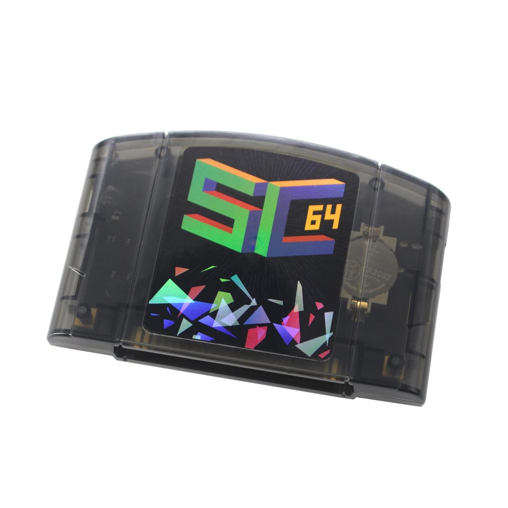 UYXOERA SummerCart SC64 Flash Cartridge Compatible with N64 Console, Open-Source Loader with USB-C and Support 64GB microSD Card