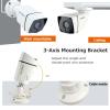 HIKJBSET 4CH 1080P Security Camera System Outdoor Indoor with Motion Detection, Night Vision, with 500GB Hard Drive, 2pcs HD 1080P 1920TVL Surveillance Bullet Cameras, for Home 24/7 Recording view 3