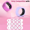 8 Pack Ring Case Cover for RingConn Gen 2/2 Air, Elastic Thin Silicone Ring Protector Compatible with RingConn Gen 2 Air for Women/Men Gym Workout, Fits 12/13/14 RingSizes (L) view 2