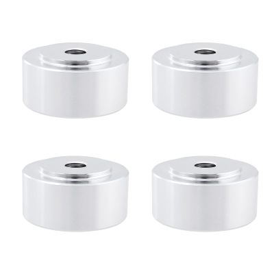 Briny River 4PCS Isolation Stand Feet Pad Aluminum Alloy Base Feet 20x20x10mm for Speakers CD Amplifier