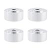 Briny River 4PCS Isolation Stand Feet Pad Aluminum Alloy Base Feet 20x20x10mm for Speakers CD Amplifier view 1