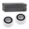 Briny River 4PCS Isolation Stand Feet Pad Aluminum Alloy Base Feet 20x20x10mm for Speakers CD Amplifier view 2
