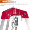 Rescue Tripod Heavy Duty Fire Fighting Tripod Confined SpaceConfined Space Tripod Kit Sewer Lifting Tripod with Safety Harness, Aluminum Alloy Confined Space Tripod Kit for Sewers/Cable(260 view 4