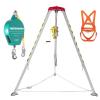 DLYZAYE Confined Space Tripod with 1200Lbs Winch & 30M Wire Rope, Rescue Tripod for Sewer Wellhead, Easy to Assemble, Confined Space Tripod Kit,1200IBS-3 view 1