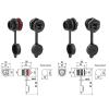 OSCWAZZS 1Pcs M16 Self-Locking/Threaded Connection 2 3 4pin Solder-Free/Welding Connector Front/Rear Installation Socket(Back Panel,Threaded Welding_3P) view 4
