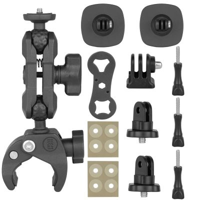 Secures Mount Bracket For Action Cameras Clamp Mount Enhances Filming Easy To Use Solution