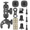 Secures Mount Bracket For Action Cameras Clamp Mount Enhances Filming Easy To Use Solution view 1