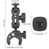 Secures Mount Bracket For Action Cameras Clamp Mount Enhances Filming Easy To Use Solution view 3