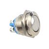 1PC 16mm 1NO Self-Recovery Metal Doorbell Bell Horn Power Push Button Switch Screw Car Engine PC Power Reset Button 3 Styles(Ball Head) view 1
