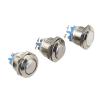 1PC 16mm 1NO Self-Recovery Metal Doorbell Bell Horn Power Push Button Switch Screw Car Engine PC Power Reset Button 3 Styles(Ball Head) view 2