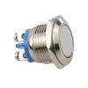 1PC 16mm 1NO Self-Recovery Metal Doorbell Bell Horn Power Push Button Switch Screw Car Engine PC Power Reset Button 3 Styles(Ball Head) view 3