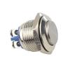 1PC 16mm 1NO Self-Recovery Metal Doorbell Bell Horn Power Push Button Switch Screw Car Engine PC Power Reset Button 3 Styles(Ball Head) view 4