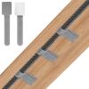 100Pcs Self Adhesive Hook and Loop Cable Straps,Hook and Loop Cable Ties Sticky-back Cord Organizer Cable Management Under Desk Reusable Cable Clip Household & Office Essentials for Home Desk view 2