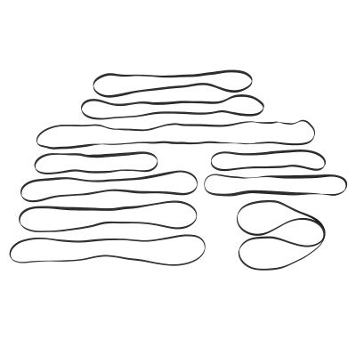 10 Pcs Turntable Belt Set, Elasticity Rubber Belts for Record Player, CD DVD Player, Phonograph, Smoothness Operation, Durably and Versatile