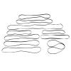 10 Pcs Turntable Belt Set, Elasticity Rubber Belts for Record Player, CD DVD Player, Phonograph, Smoothness Operation, Durably and Versatile view 1