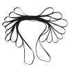 10 Pcs Turntable Belt Set, Elasticity Rubber Belts for Record Player, CD DVD Player, Phonograph, Smoothness Operation, Durably and Versatile view 2