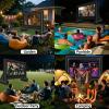 AZXRHWYGS 16 Feet Inflatable Projector Screen Outdoor Inflatable Movie Screen with Blower Carry Bag - Front and Rear Projection Blow Up Screen for Backyard Movie Night Pool Party view 4