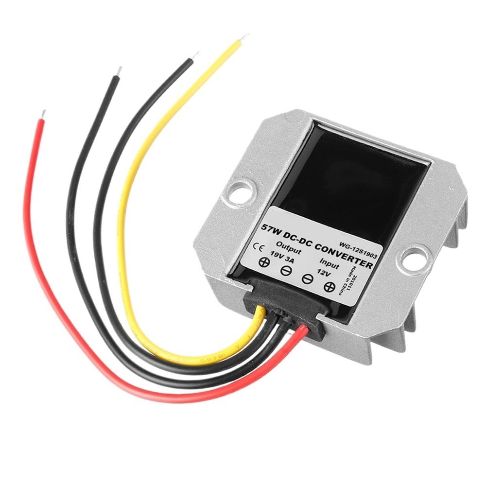 1pcs to 12V 19V 3A Step-up Boost DC/DC Power Converter 57W Car Laptop Power Supply